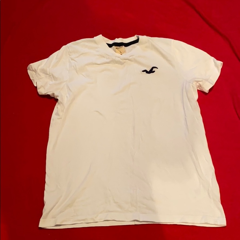 White t-shirt from Hollister